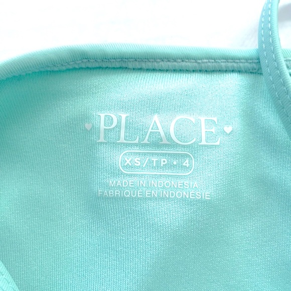 The Children’s Place Mint Green Flamingo Swimsuit, Size XS/4 - Picture 4 of 4